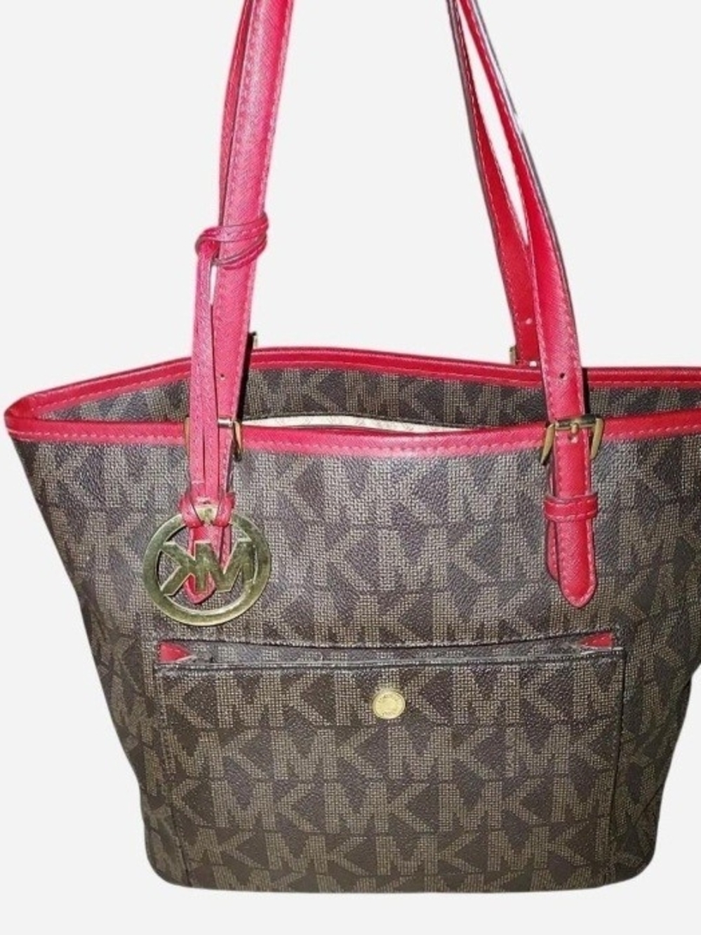 Michael Kors Jet Set Travel Medium Logo Tote